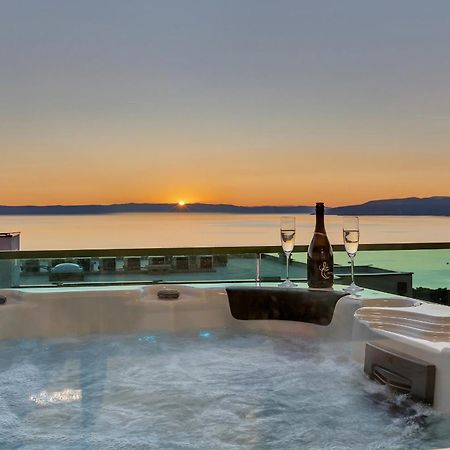 Ferienwohnung Exclusive Penthouse Big Blue With Private Jacuzzi Makarska Exterior foto