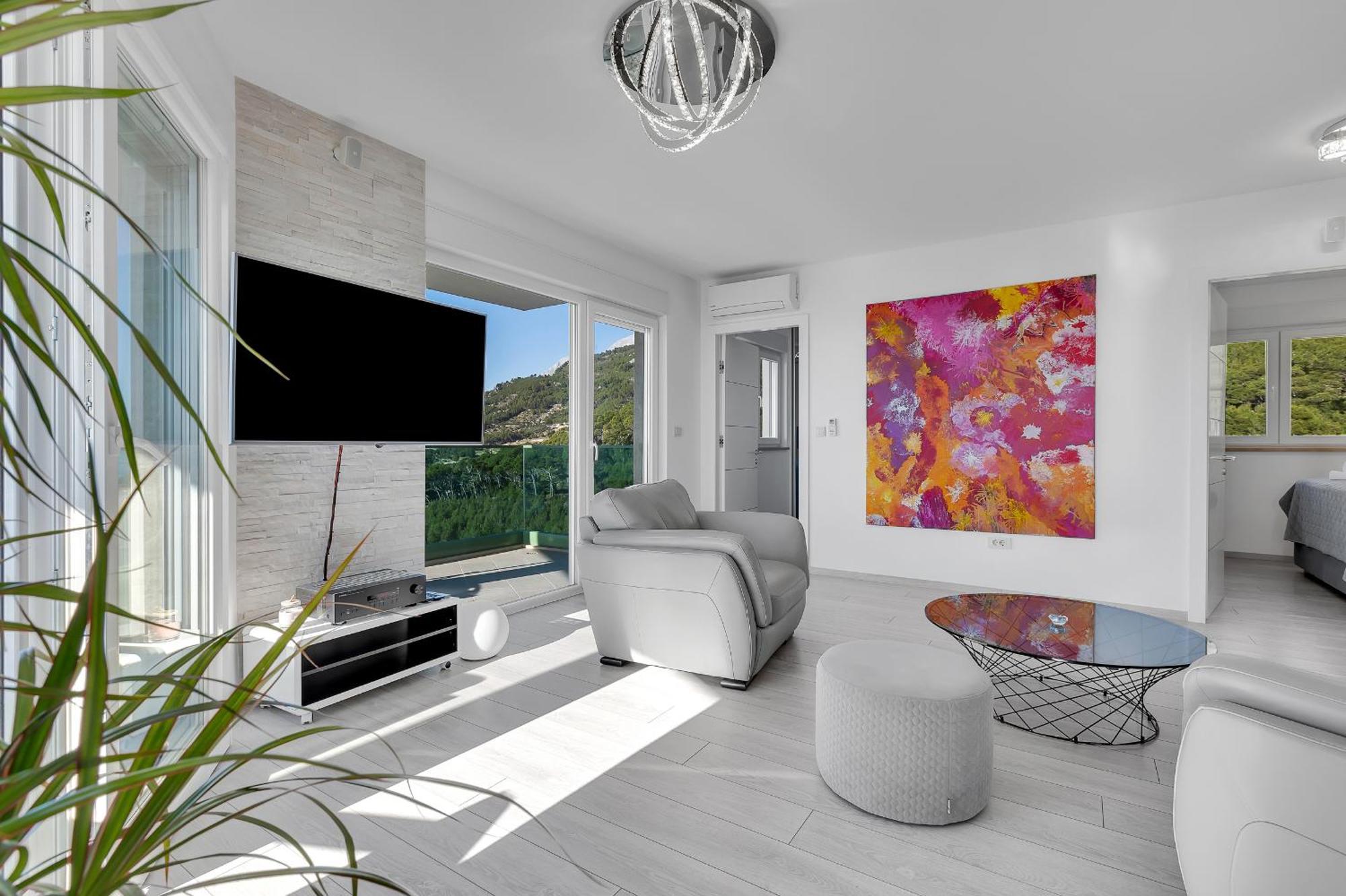 Ferienwohnung Exclusive Penthouse Big Blue With Private Jacuzzi Makarska Exterior foto