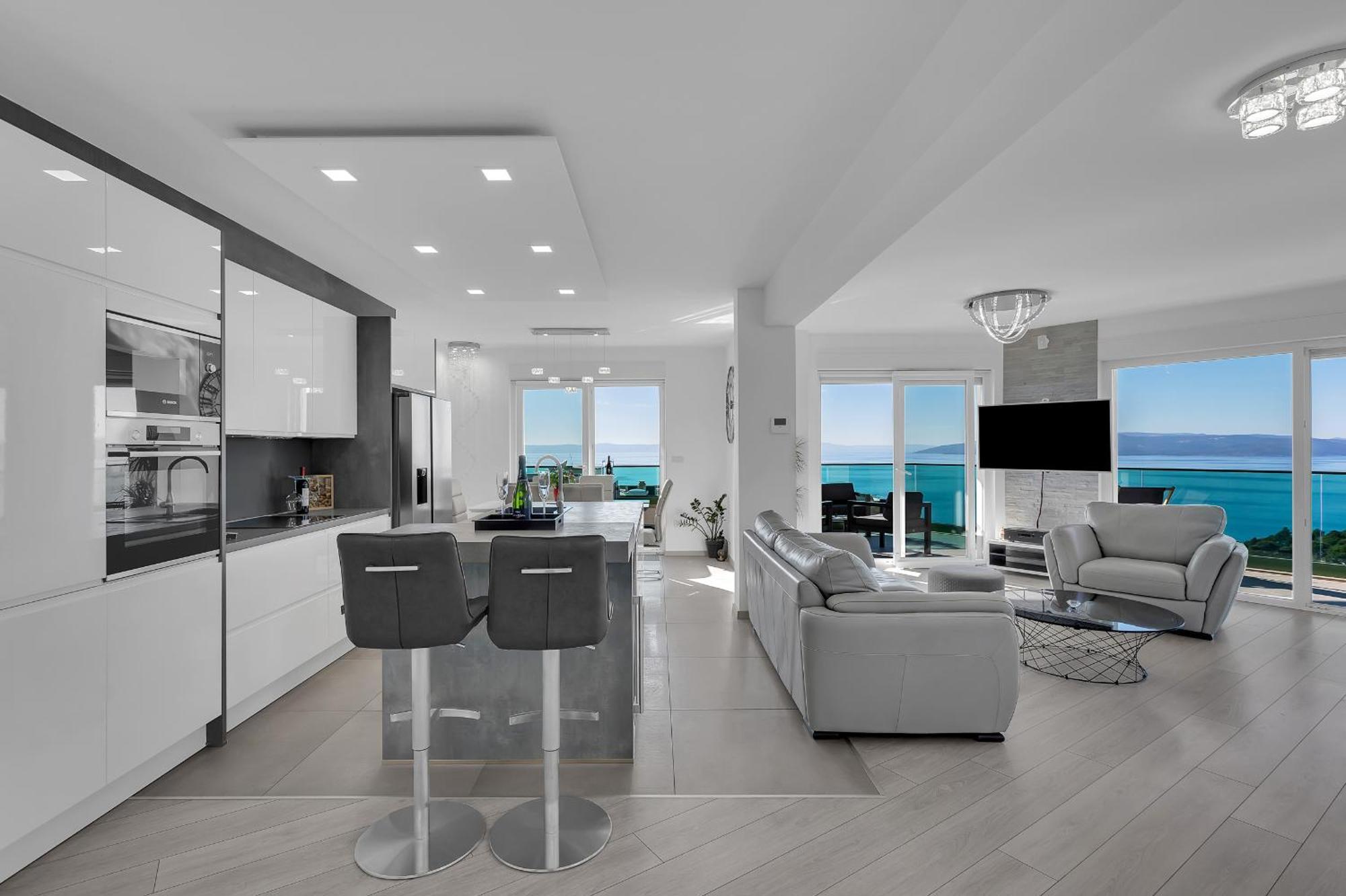 Ferienwohnung Exclusive Penthouse Big Blue With Private Jacuzzi Makarska Exterior foto